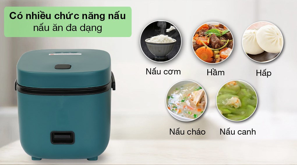 Nồi cơm nắp gài mishio 0.8 lít